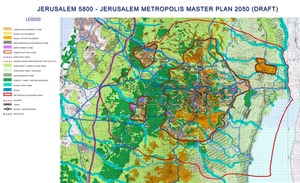 Jerusalem Metropolis Master Plan Map