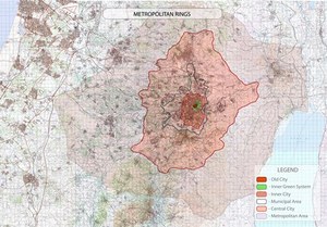 Metropolitan Rings Map Small